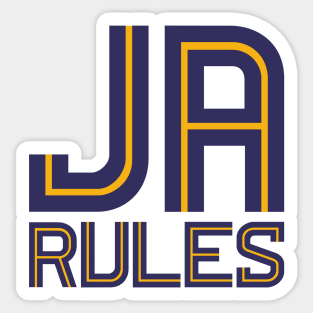 Ja Rules - Light Blue Sticker